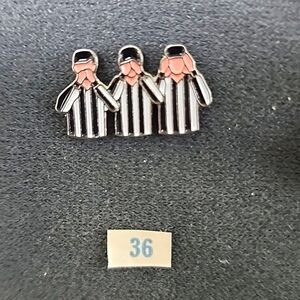 Speak/See/Hear No Evil Referee pin